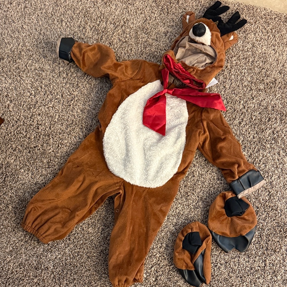 InCharacter Reindeer Rascal Infant Costume - Picture 4 of 6